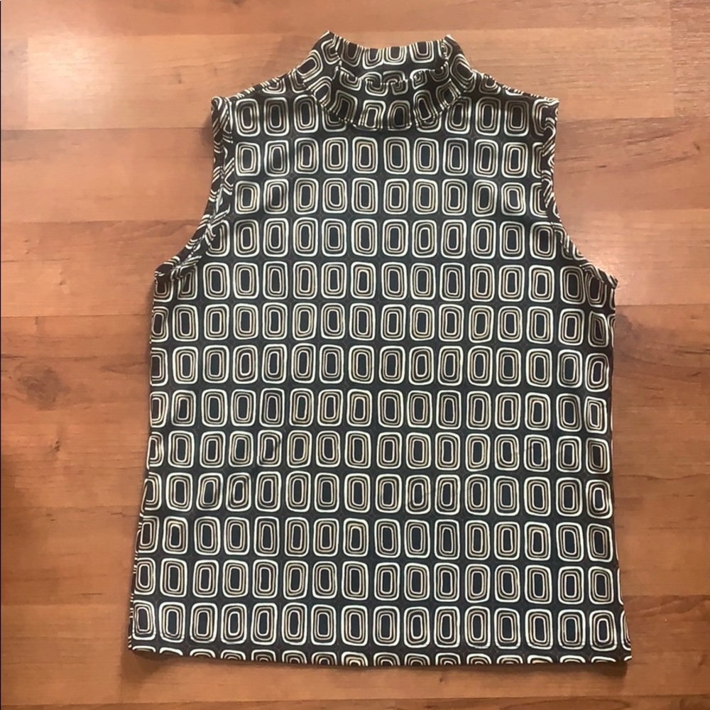 Mid-Century Modern turtleneck muscle tank!🐢